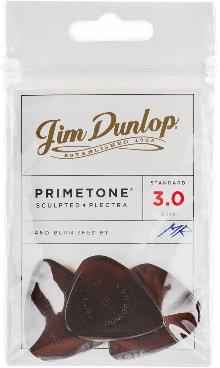 Jim Dunlop 510P3.00 Primetone 3,00 mm Standard 3-Pack - Plectrum set