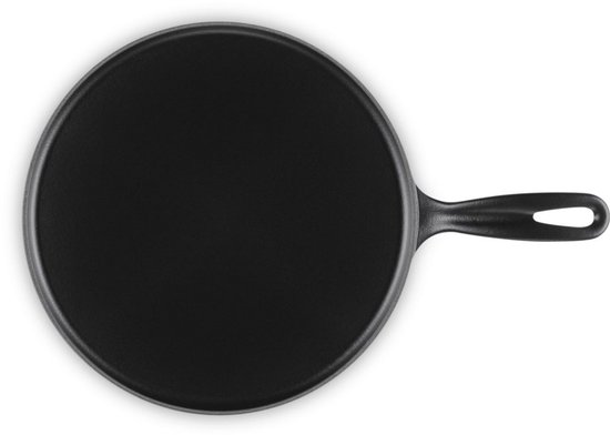 Le Creuster Gietijzeren pannenkoekpan - Mat Zwart - 27cm