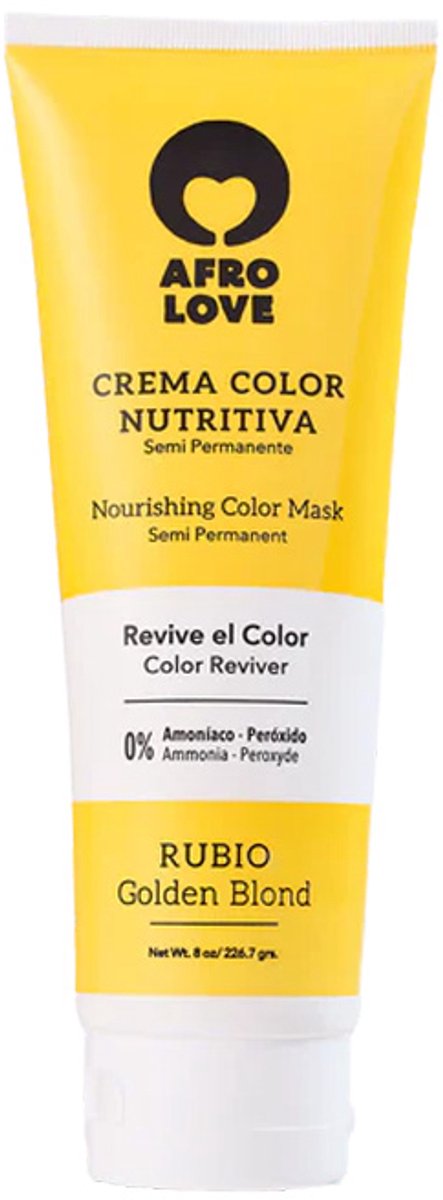 Afro Love Semi Permanent Color Mask Golden Blond