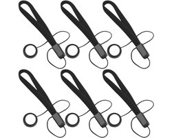 Lot de 6 Pieces pour bouchon d'objectif avec adhésif Universal en caoutchouc pour Canon, Nikon, Fuji, Tamron , Sigma , Olympus