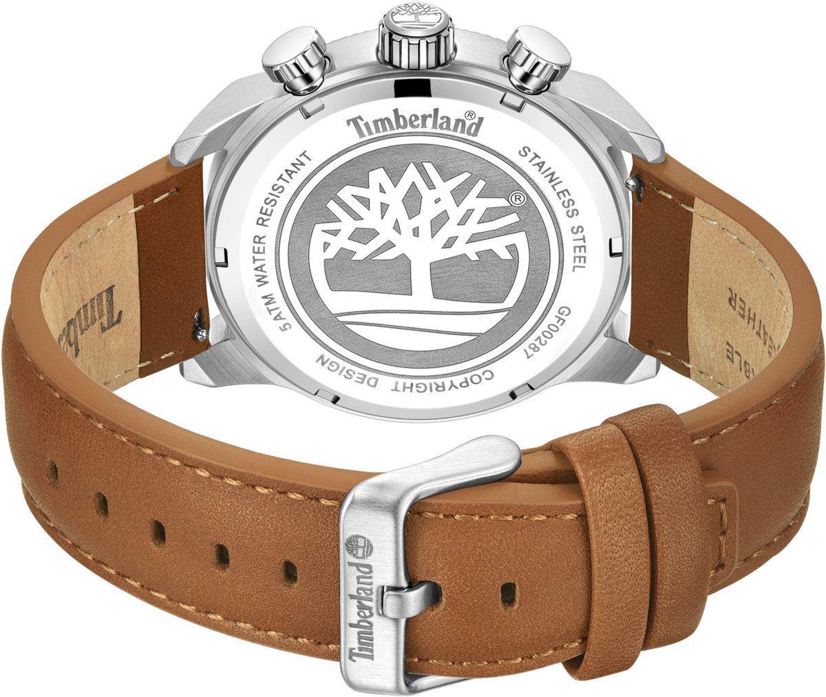 Horloge Henniker II Blue - Brown