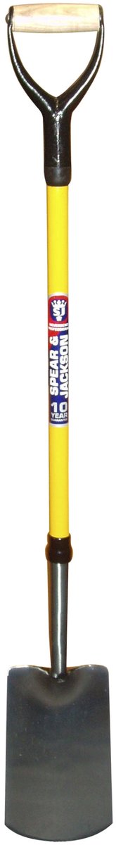 Spear & Jackson Gele Spade Neverbend – RVS Blad – Fiberglas Steel – 10 Jaar Garantie