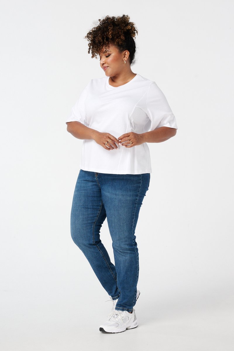 MS Mode Jeans Skinny leg high waist jeans CHERRY