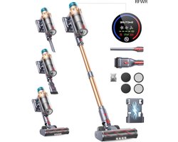 RFWR® Draadloze Stofzuiger 550W – Krachtige en Stil Met Lange Batterijduur – Perfect Voor Alle Oppervlakken
