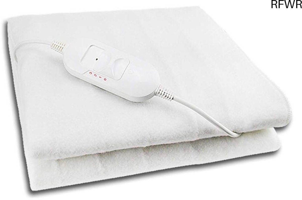 RFWR® Verwarmde wasbare deken voor luxe tweepersoonsbed met afstandsbediening