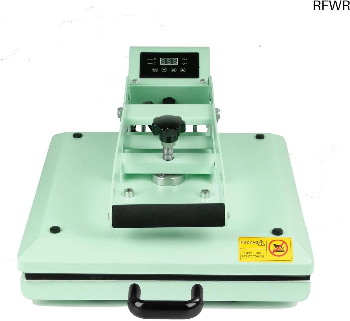 RFWR® Hittepersmachine 38 x 38 cm - 1400 W T-shirt warmteoverdracht
