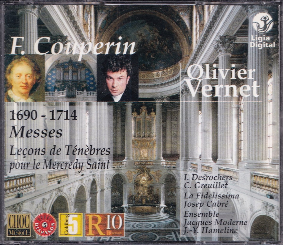 3CD Messes et Lecons de Tenebres - François Couperin - Olivier Vernet