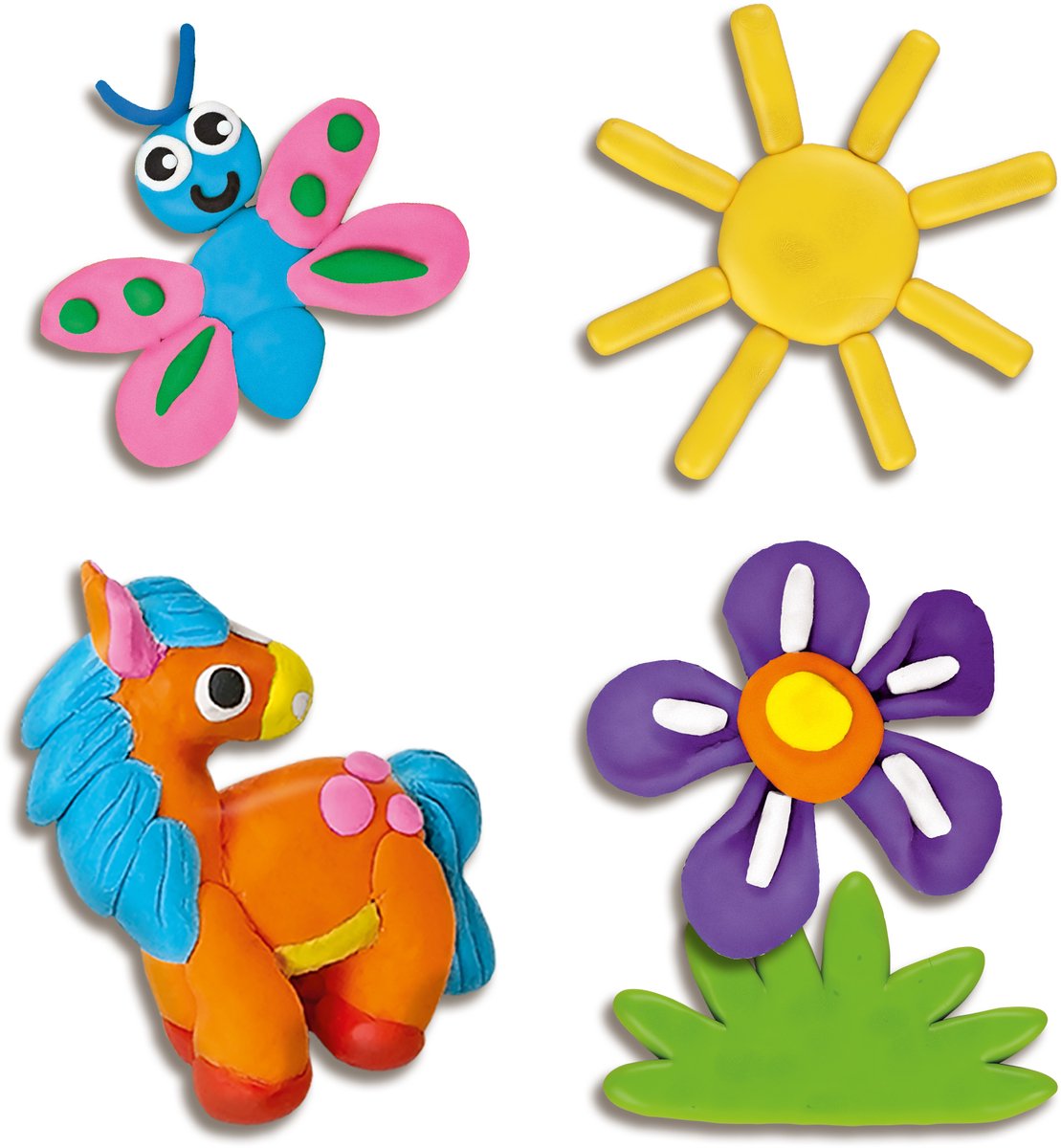 Set De Pâte à Modeler - SES CREATIVE - Infinity 12 X 15g - Sans Gluten - Couleurs Vives - Ne