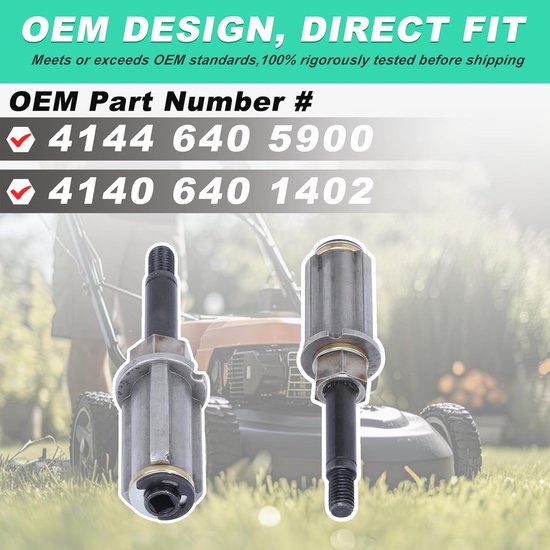 Geschikt voor Lagerhuis voor Stihl FS38 FS40 FS45 FS40C FS45C FS45L FS46 FS46C FS50 FS50C FSE60 FSE71 FSE81 Bosmaaier Reserveonderdelen Vervangt 4144 640 5900 4140 640 1402 van Merkloos	 — afbeelding 2