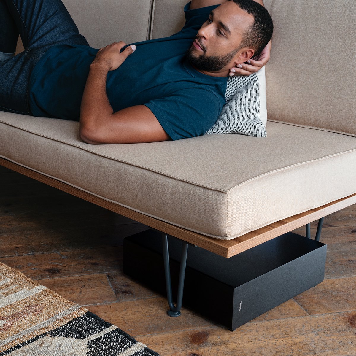 Afbeelding 2 van Teufel CINEBAR 11 voor Dolby Atmos "4.1-Set" - Soundbar met draadloze subwoofer & rearspeakers - Bluetooth met aptX - Virtuele surround sound - wit