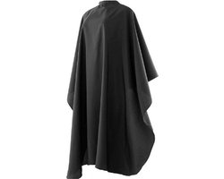Knaak Kapmantel - 140 x 120 cm - Kappersmantel - Unisex - Kapperscape voor Mannen & Vrouwen - Zwart