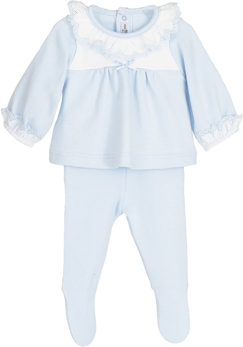 Calamaro - baby setje - blauw - newborn - prematuur - maat 44/46 (00M)