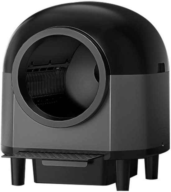 Maxipets® NOVA Black - Automatische Kattenbak Zelfreinigend - Elektrische & Zelfreinigende kattenbak - 80L XXL - incl. Kattenbaktrap, App & Zakken - Zwart