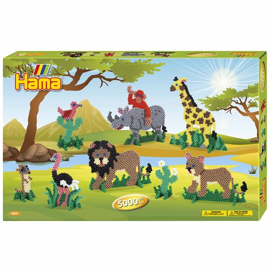Hama Strijkkralen Safari 6000 Delig
