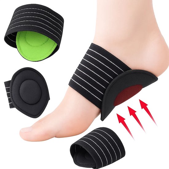 Elastische Middenvoet Steunkussens I Voetboogbrace I Steunzolen