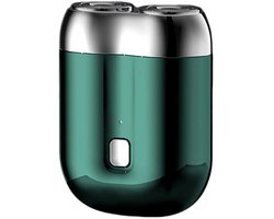 Krachtige 2-Blade Scheerapparaat - Usb Oplaadbare 2-Kop Body Shaver + Precisie/Baardtrimmer - Lichtgewicht en Comfortabel - Perfecte Lichaamshaar Verzorging voor Dames en Heren en de Beste Reiseditie - Kleur: Groen