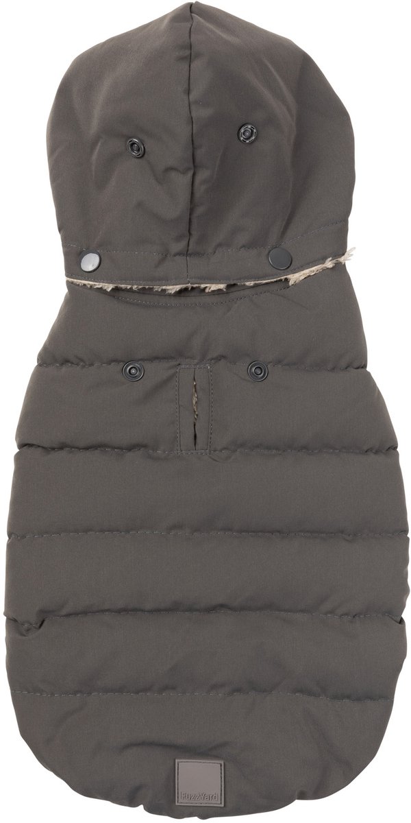 Fuzzyard Hondenjas Essential Puffer - Hondenkleding - Zwart Size 6