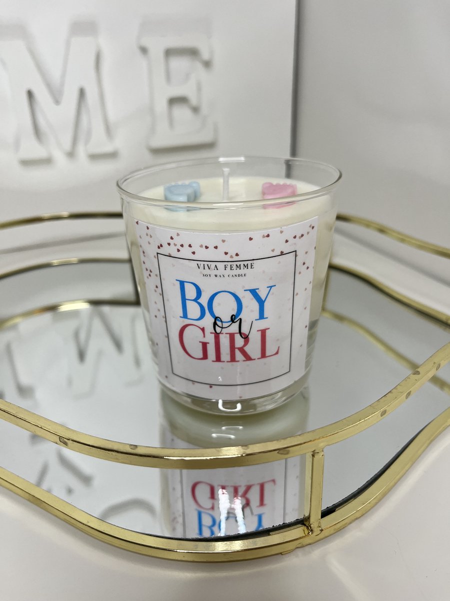 Gender Reveal Kaars! | Viva Femme | Kaarsen | Roze