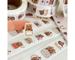 GEAR 3000® capybara stickers - capibara spullen - 1000 stuks