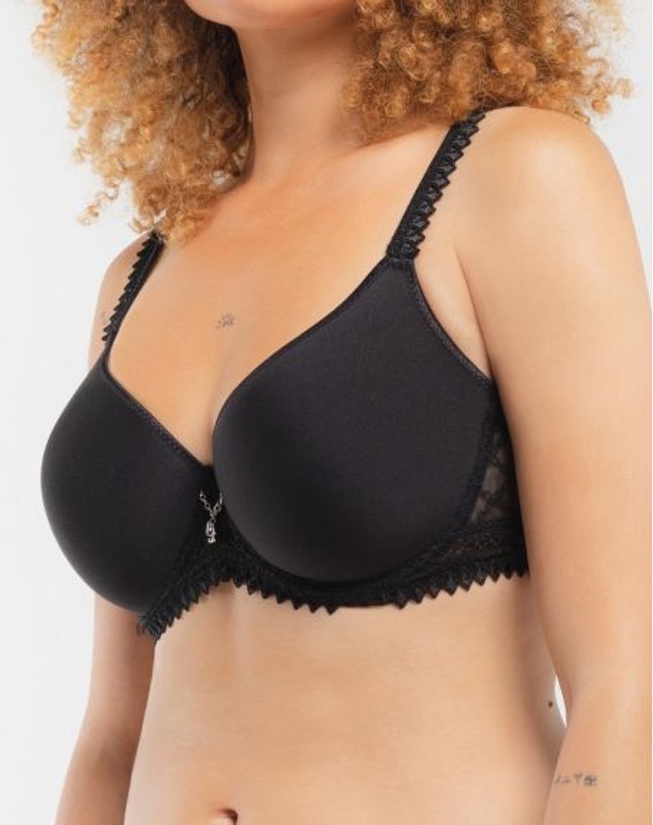 Louisa Bracq Paco Spacer Beugel Bh 48506 485 NOIR - maat EU 95B / FR Zwart