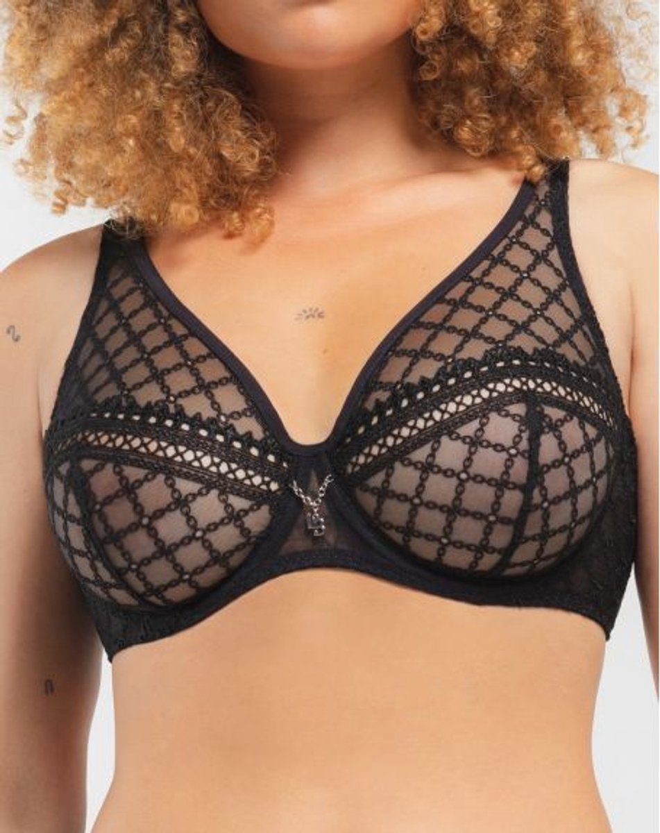 Louisa Bracq Paco Beugel Bh 48511 485 NOIR - maat EU 85D / FR Zwart