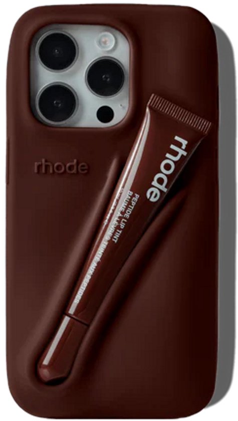 Rhode Lip Case - Espresso brown - telefoon hoesje voor iPhone 13