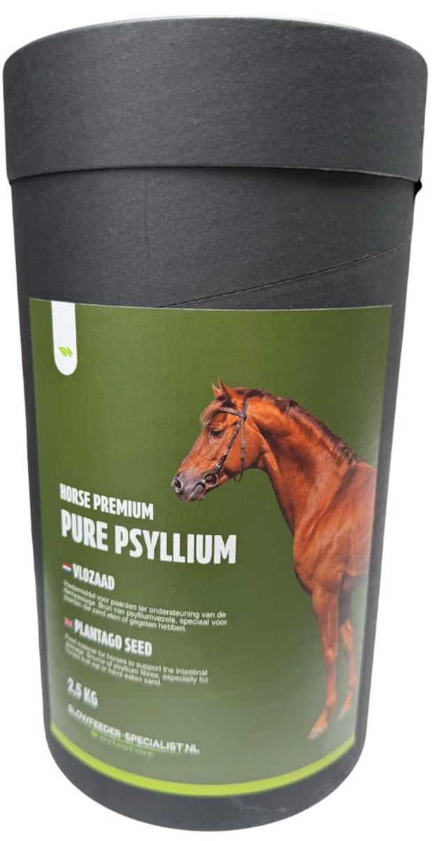 Pure Psyllium / vlozaad paard Premium 2,5 KG Incl. Maatschepje