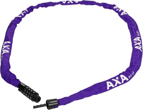 AXA Rigid RCC 120 - Kettingslot - Slot voor Fietsen - Code - 120 cm lang - 3,5 mm - Paars van AXA — afbeelding 3
