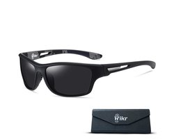 Hikr® Zonnebril - Gepolariseerd - Heren & Dames - Fietsbril - Sportbril - Sport zonnebril - Sportief - Outdoor - Wielrennen & Fietsen - Zwemmen & Wintersport - Werk - Hiking & Wandelen