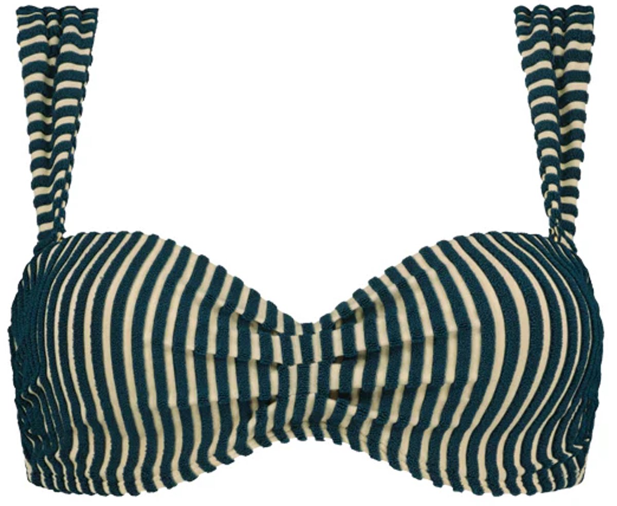Beachlife Biknitop - Knitted Stripe Bandeau