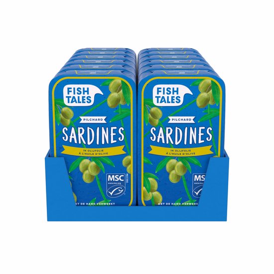 Fish Tales - Sardines - 12 pack - Olijfolie - MSC