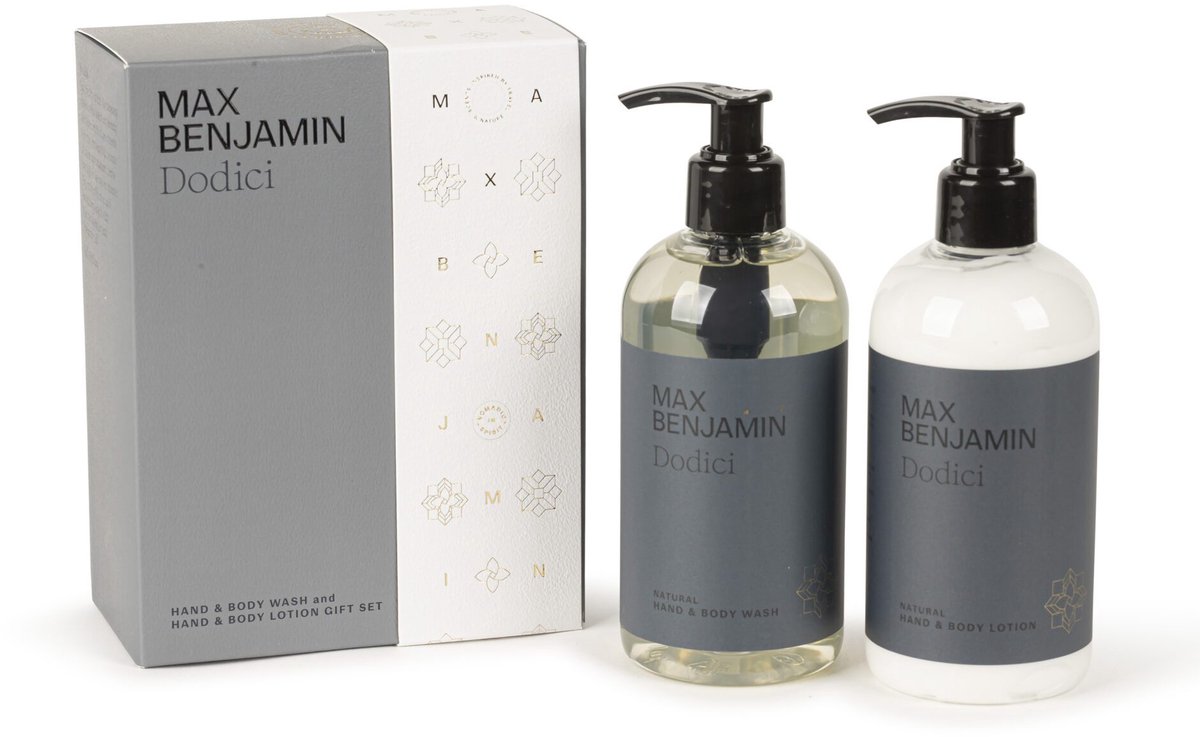 Max Benjamin - Hand & Body Wash and Lotion Cadeauset - Dodici