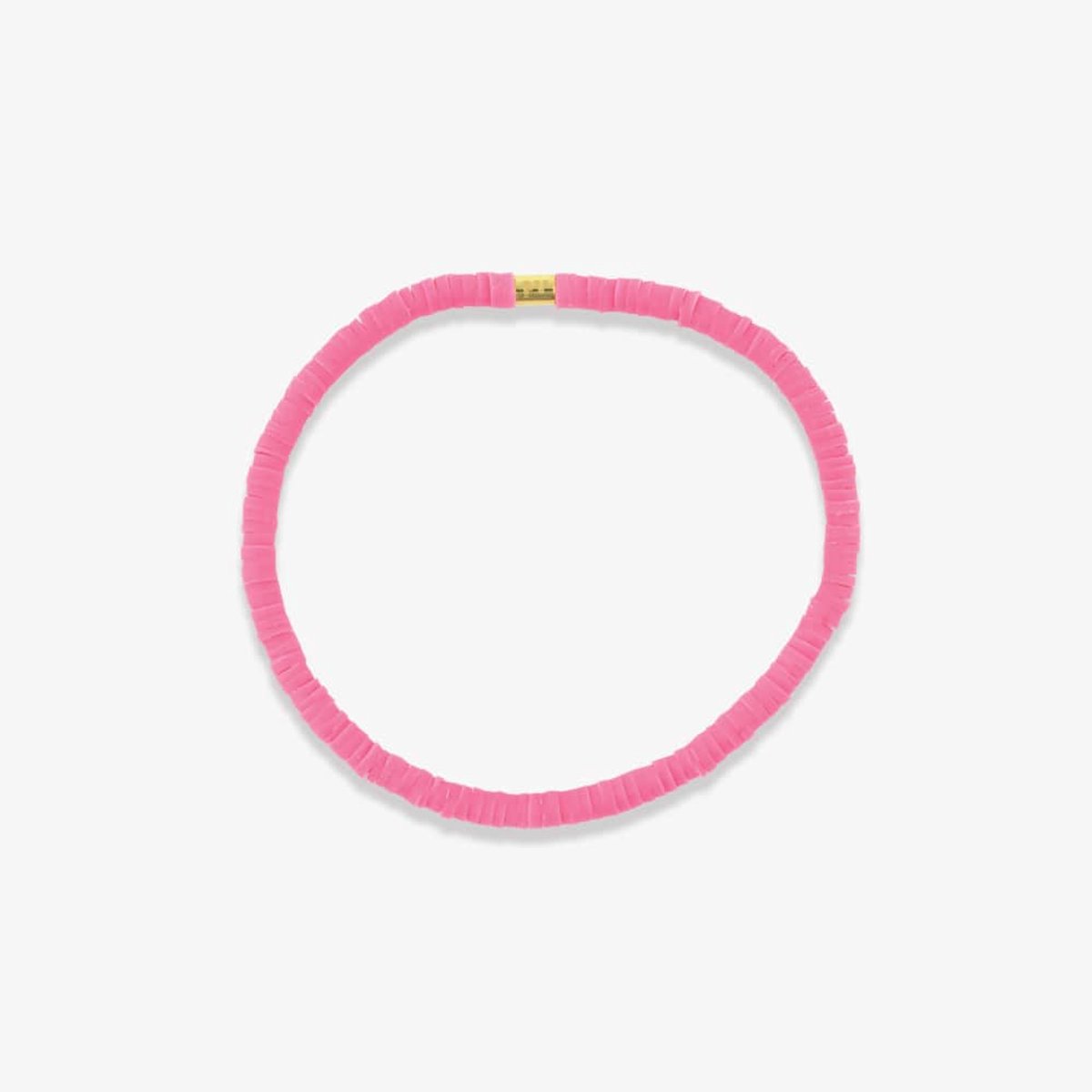 Pura Vida-Solid Cabrillo Stretch Armband-Blozen roze