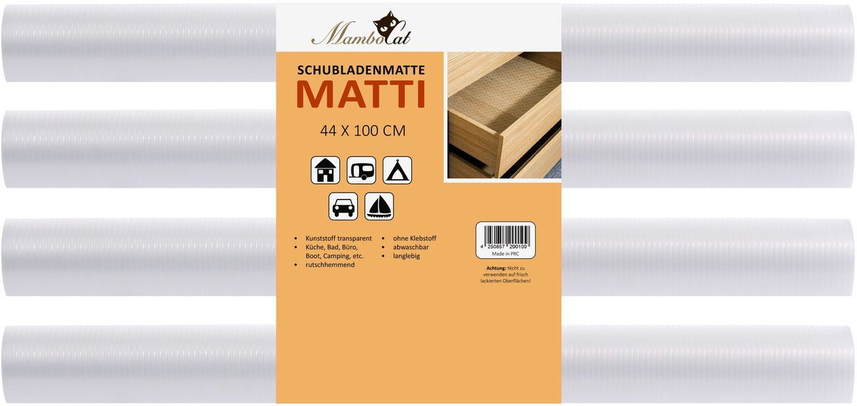 Set van 4 ladematten Matti