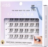 Kiss Wimpers Falscara - Wimperextensions - Lashes - Nep Wimpers - Natural Wispy Wisps Multipack