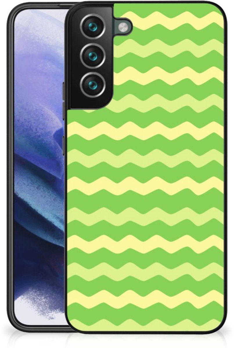 Samsung Galaxy S22 Plus Back Case Waves Green