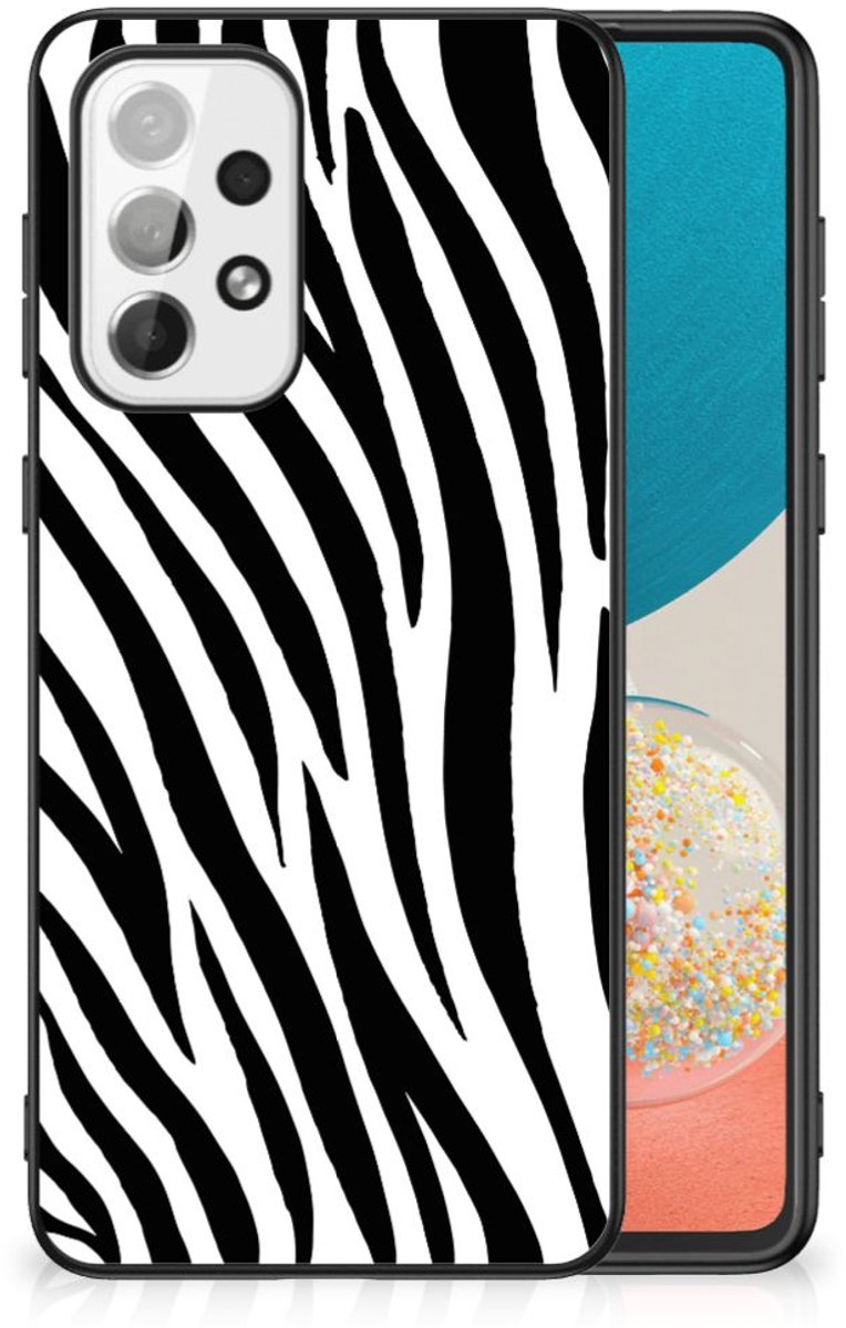 Samsung Galaxy A73 Dierenprint Telefoonhoesje Zebra