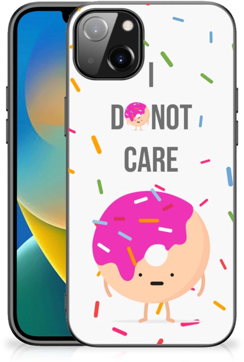 iPhone 14 Plus Back Cover Hoesje Donut Roze