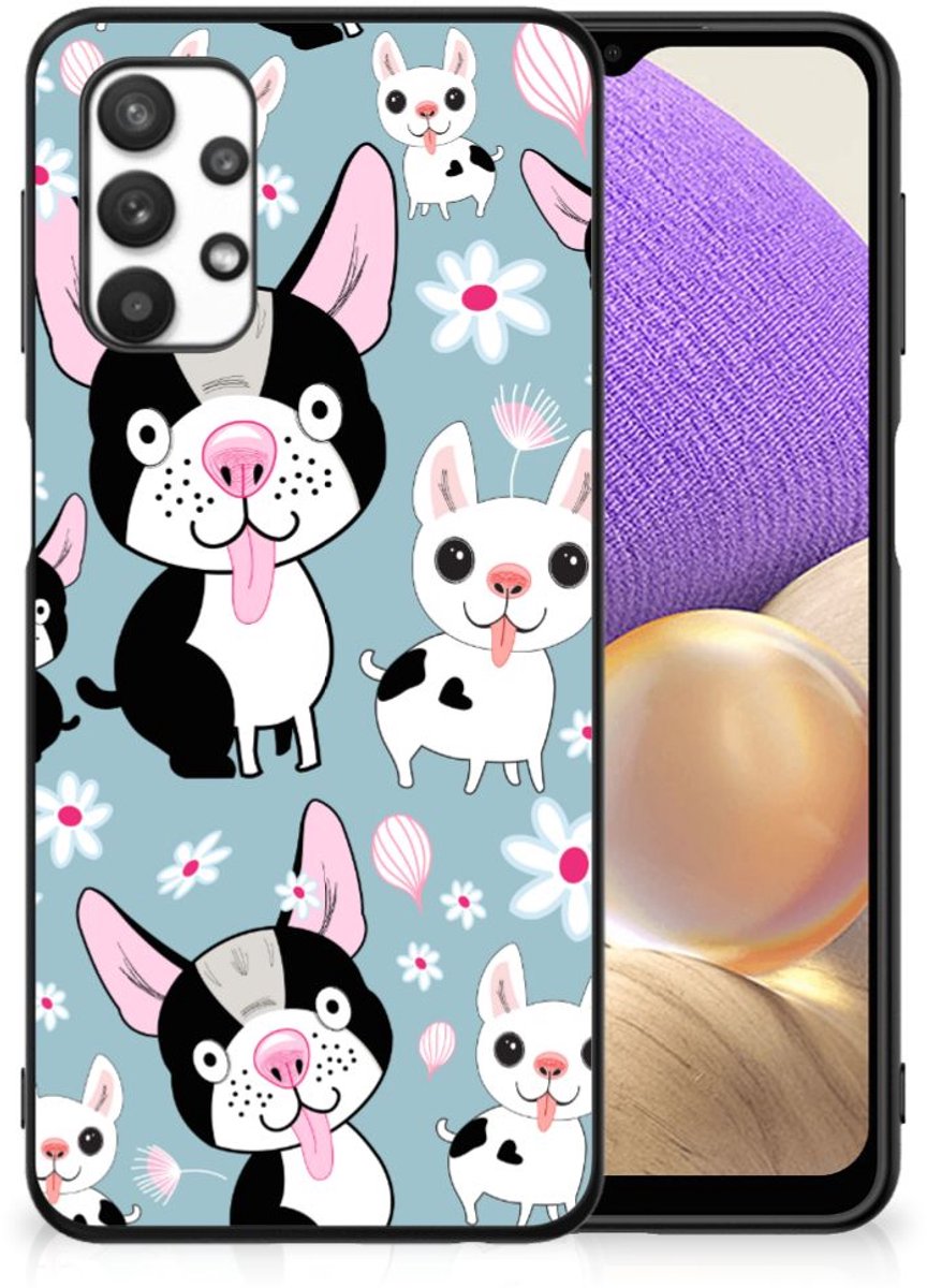 Samsung Galaxy A32 5G Dierenprint Telefoonhoesje Hondjes