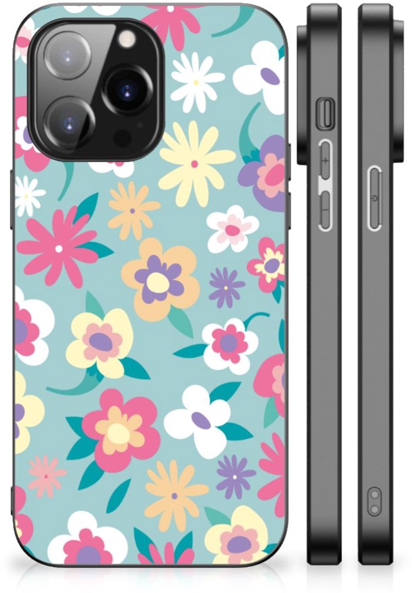 iPhone 14 Pro Max Bloemen Hoesje Flower Power