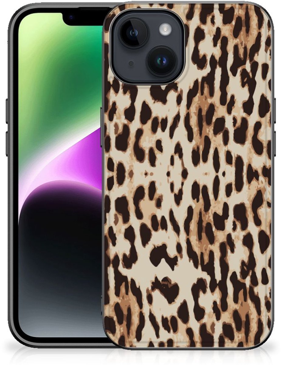 iPhone 15 Dierenprint Telefoonhoesje Leopard