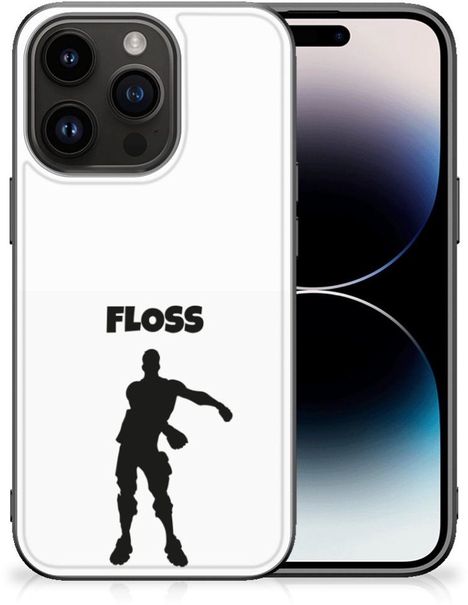 Back Cover voor iPhone 15 Pro Hoesje Floss