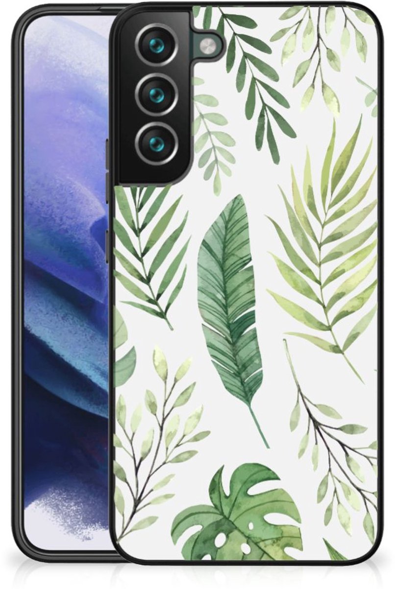 Samsung Galaxy S22 Plus Bloemen Hoesje Leaves
