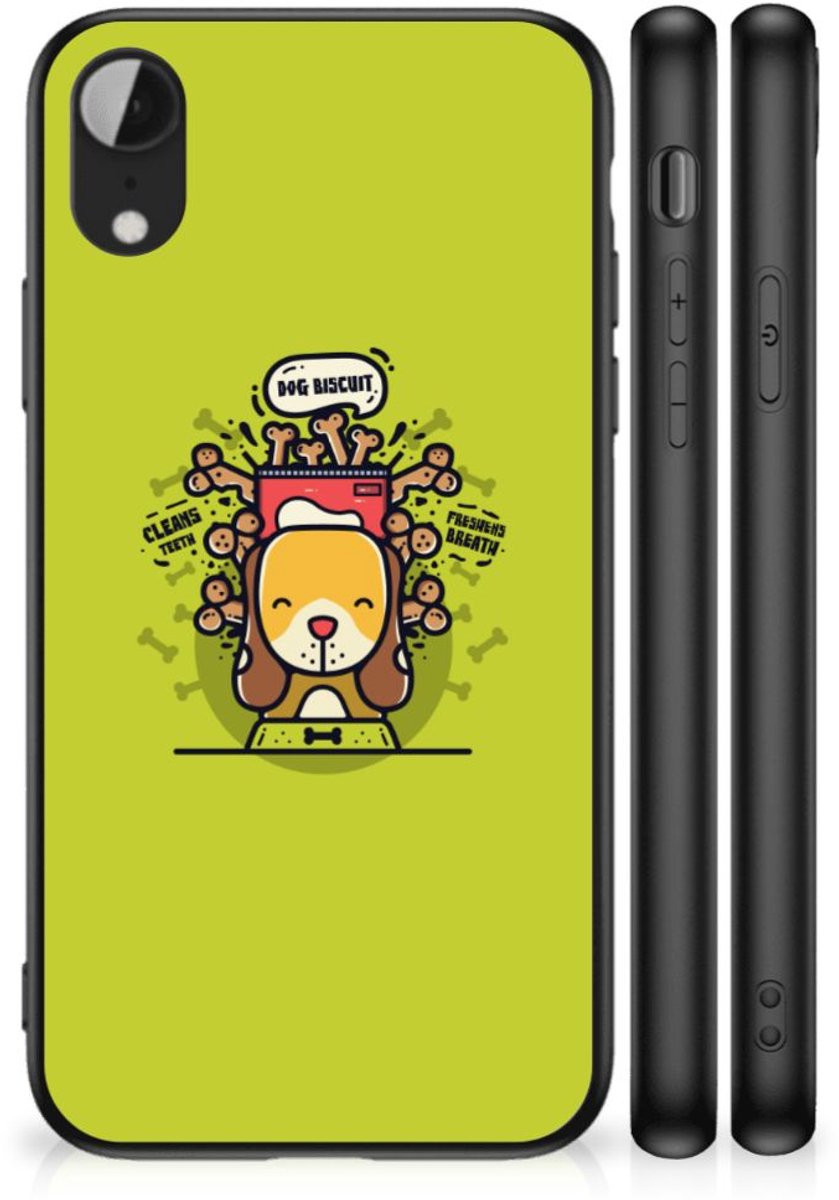 Apple iPhone XR Hoesje Doggy Biscuit