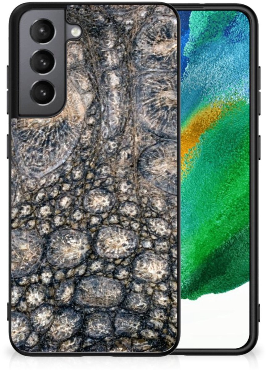 Samsung Galaxy S21FE Dierenprint Telefoonhoesje Krokodillenprint