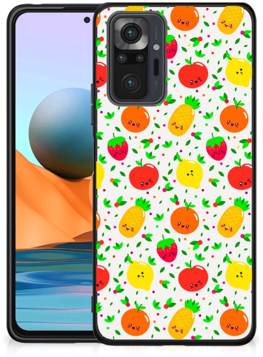 Xiaomi Redmi Note 10 Pro Back Cover Hoesje Fruits