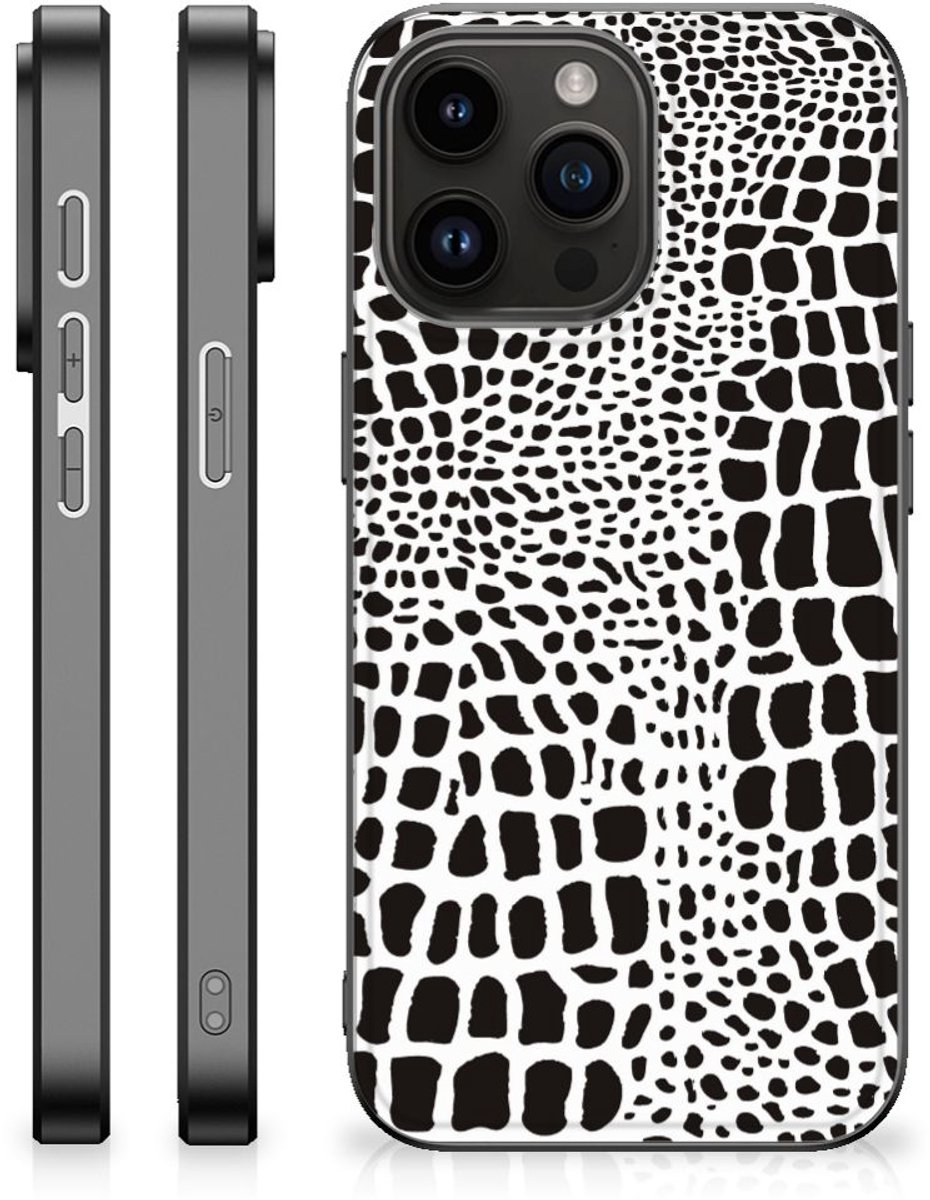 iPhone 15 Pro Max Dierenprint Telefoonhoesje Slangenprint