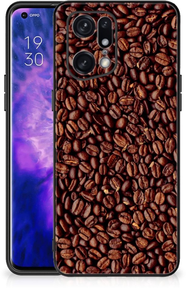 OPPO Find X5 Pro Back Cover Hoesje Koffiebonen