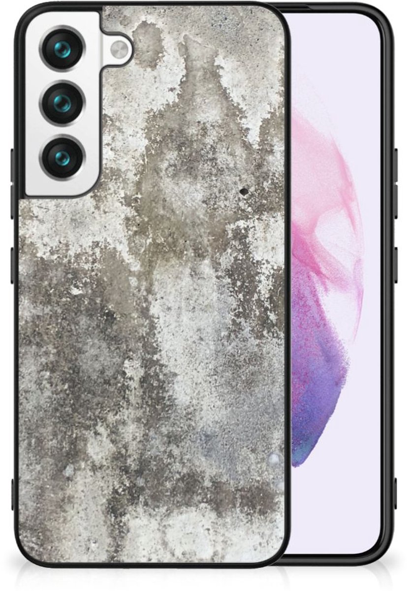 Samsung Galaxy S22 Marmeren Print Telefoonhoesje Beton Print