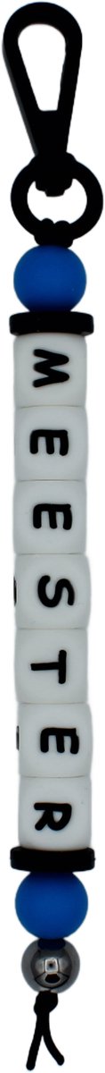 Sleutelhanger Meester Blauw